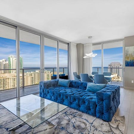 Hyde Beach House Resort - Million Apartment 2Bd 2Ba, Direct Ocean View, 1 Min From Beach, 6 Guests Hollywood Eksteriør billede