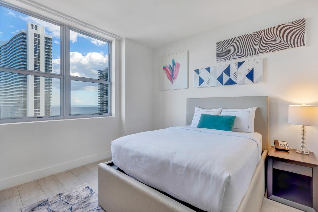 Hyde Beach House Resort - Million Apartment 2Bd 2Ba, Direct Ocean View, 1 Min From Beach, 6 Guests Hollywood Eksteriør billede