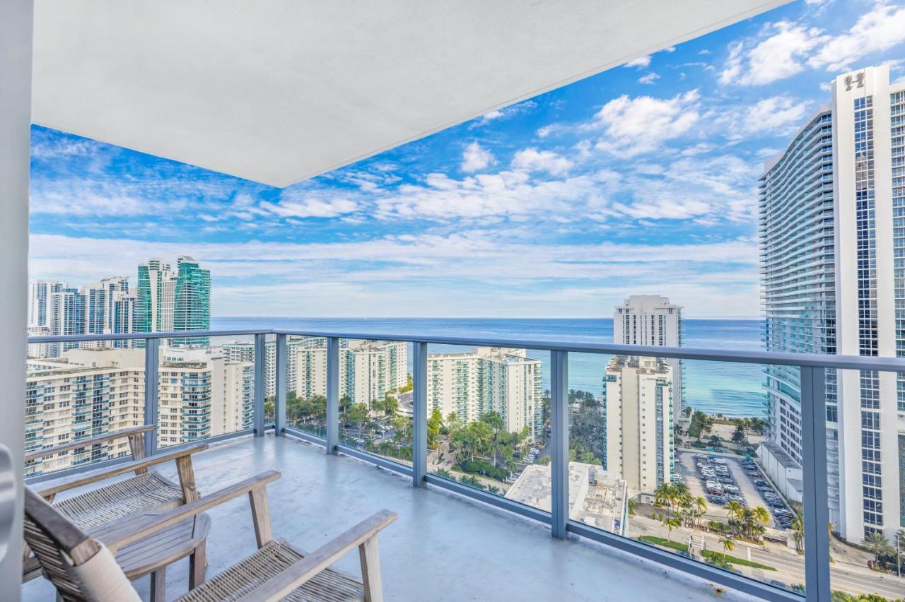 Hyde Beach House Resort - Million Apartment 2Bd 2Ba, Direct Ocean View, 1 Min From Beach, 6 Guests Hollywood Eksteriør billede