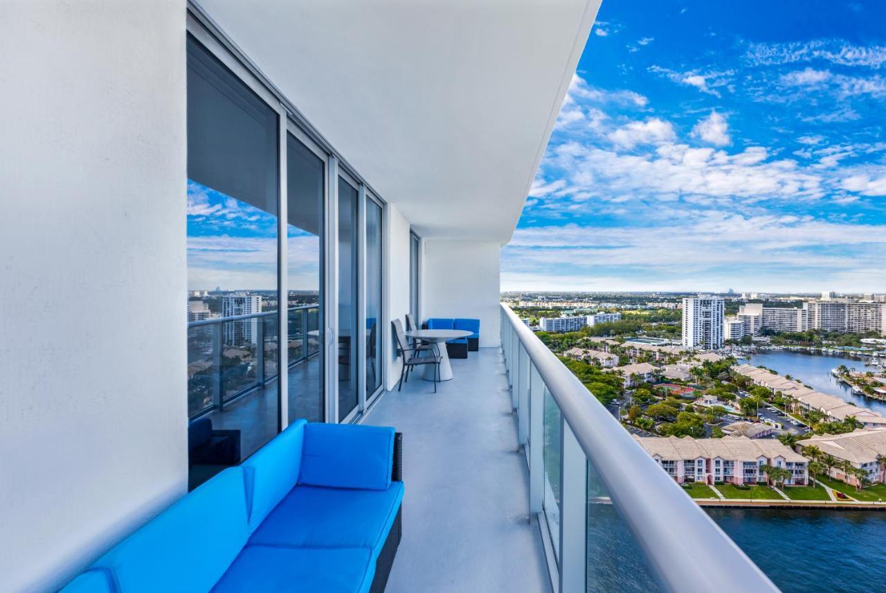 Hyde Beach House Resort - Million Apartment 2Bd 2Ba, Direct Ocean View, 1 Min From Beach, 6 Guests Hollywood Eksteriør billede