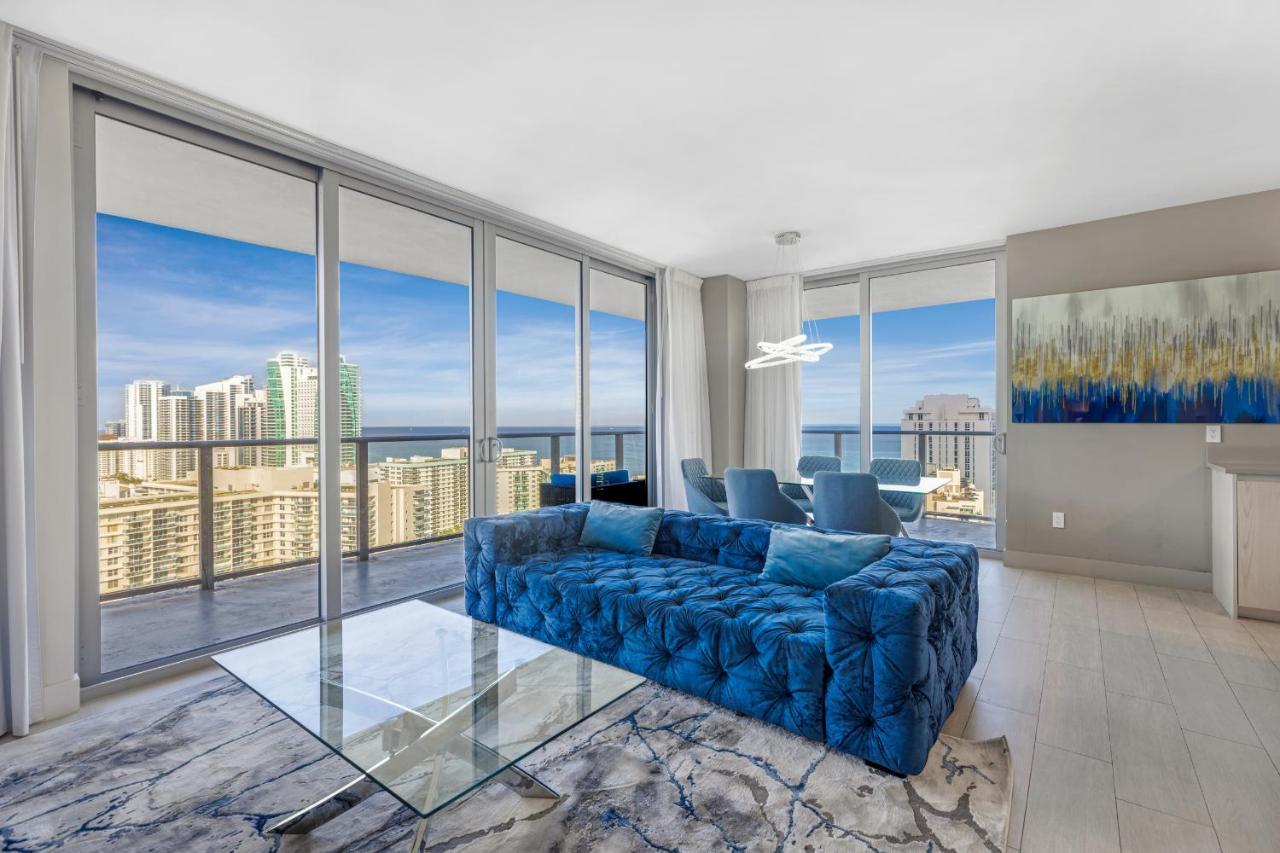 Hyde Beach House Resort - Million Apartment 2Bd 2Ba, Direct Ocean View, 1 Min From Beach, 6 Guests Hollywood Eksteriør billede