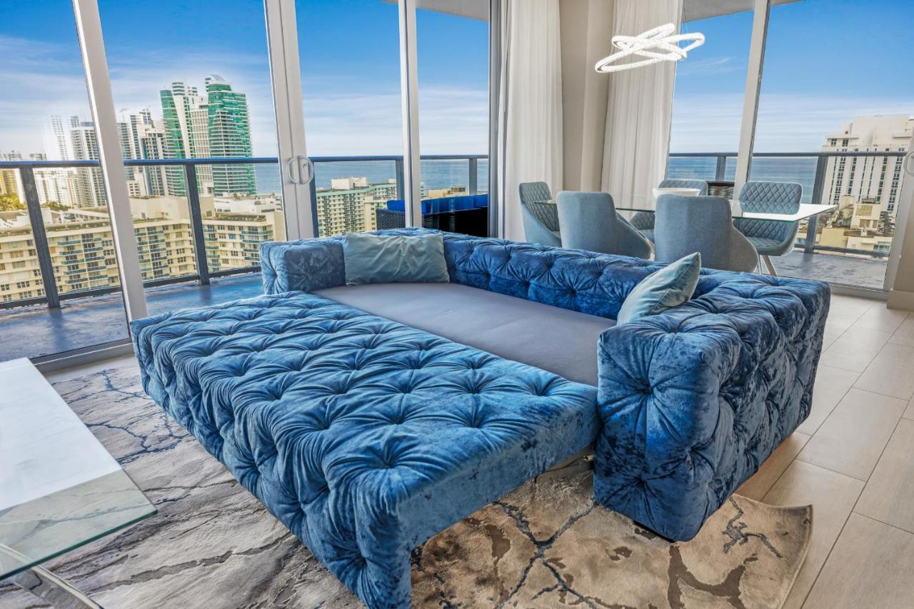 Hyde Beach House Resort - Million Apartment 2Bd 2Ba, Direct Ocean View, 1 Min From Beach, 6 Guests Hollywood Eksteriør billede