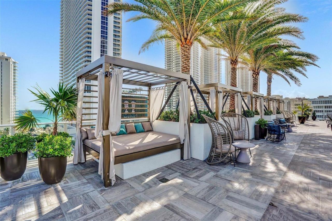 Hyde Beach House Resort - Million Apartment 2Bd 2Ba, Direct Ocean View, 1 Min From Beach, 6 Guests Hollywood Eksteriør billede