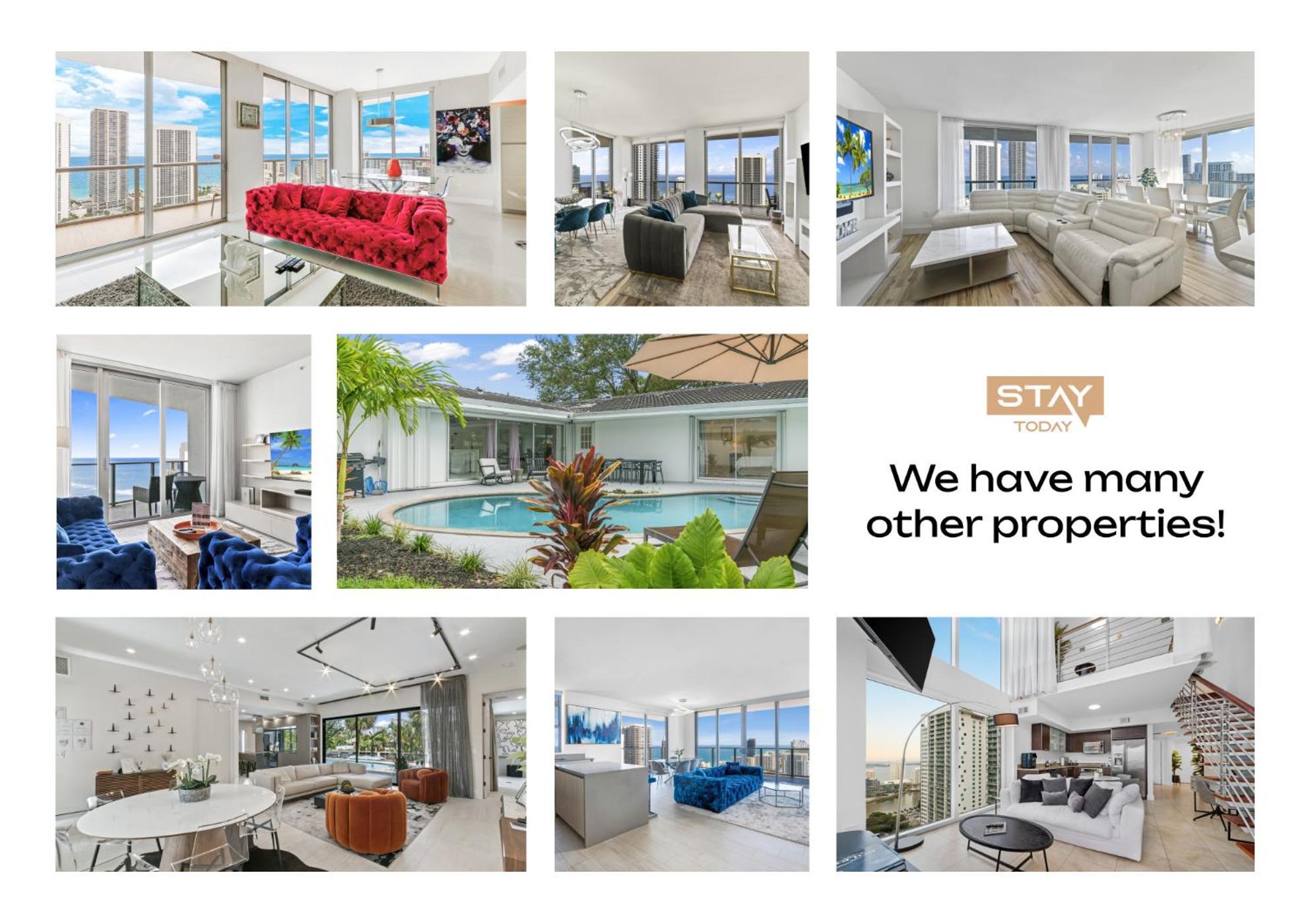 Hyde Beach House Resort - Million Apartment 2Bd 2Ba, Direct Ocean View, 1 Min From Beach, 6 Guests Hollywood Eksteriør billede